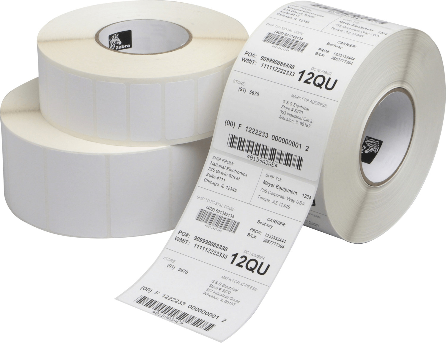 Zebra Z-Perform 1000T 102 x 102 mm (76523)