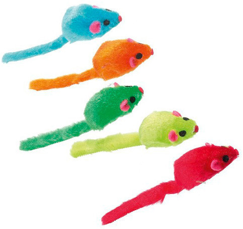 Karlie Pack de 5 souris en peluche