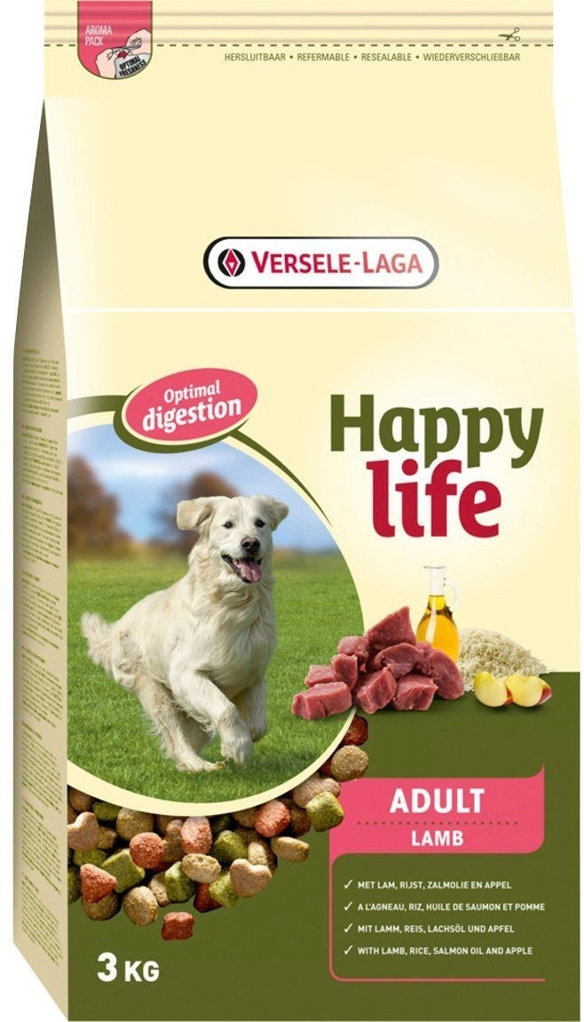 Versele-Laga Happy life adult Veau & Riz (15 kg)