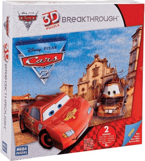 Mega Puzzles Breakthrough - Disney Cars 3D (200 pièces)
