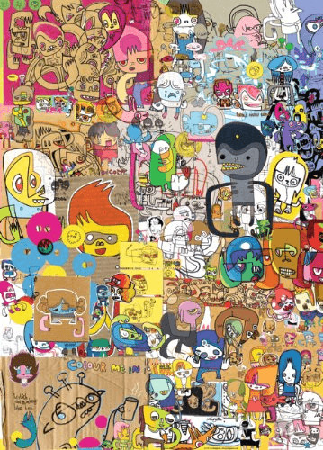 Heye Jon Burgerman: Merzdoodle (1.000 pièces)