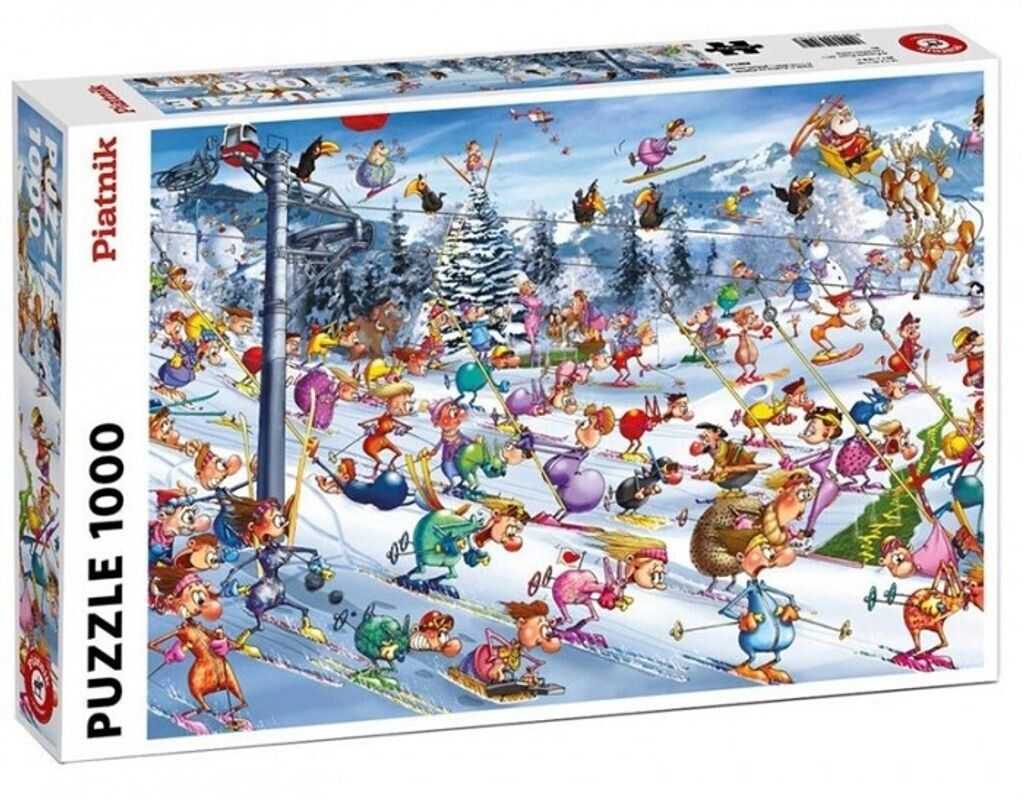 Piatnik Puzzle Ruyer Christmas Jet 1000 Pezzi – Babbo Natale In Jet, 68x48 Cm, Multicolore