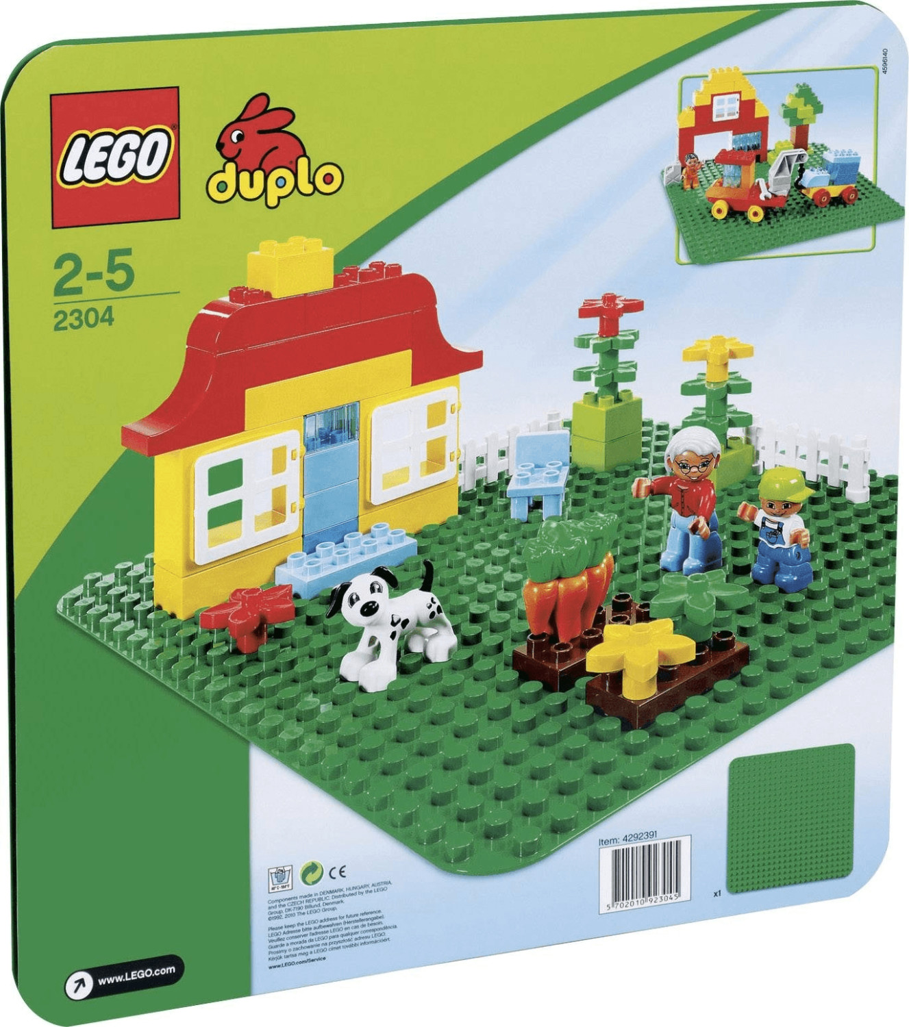 10980 - LEGO® DUPLO La plaque de construction verte