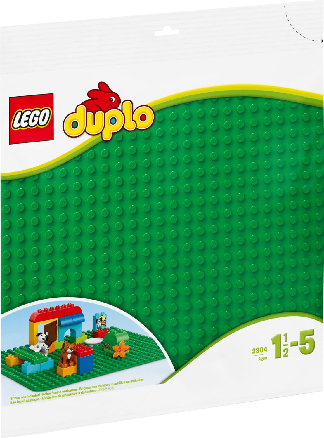 Lvhero 2 Compatible avec Lego Duplo Grande Plaque de Base, Jouet  Préscolaire Créatif, Vert