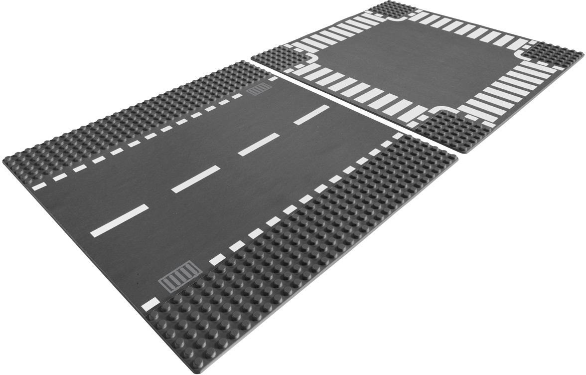 4003 - Plaques Route droite Compatible avec Lego City neuve - aimboutique