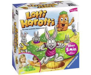 Lotti Karotti Hasen Karotten Spiel für Kinder ab 4 Jahre Ravensburger 21556 