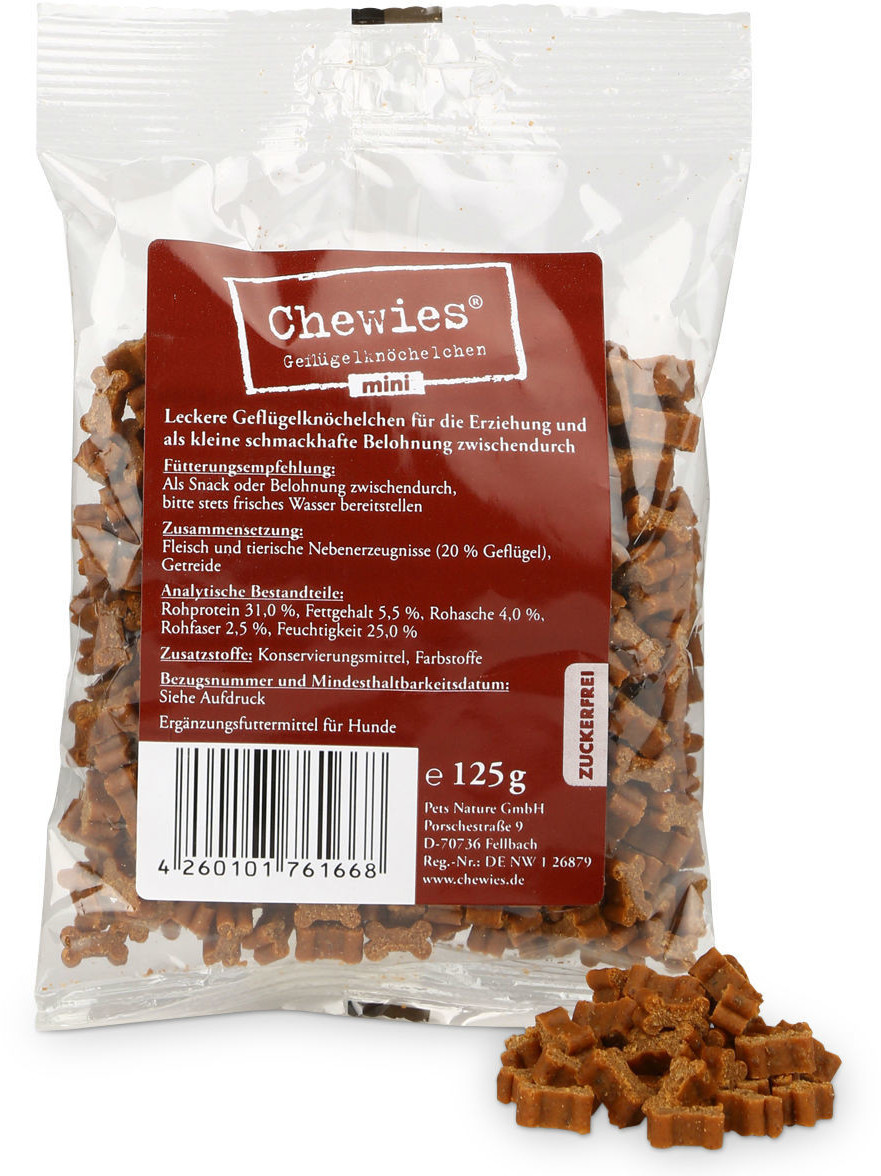 Zoo Med Chewies Os Mini Volaille 125 g