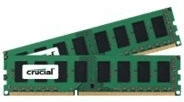 Crucial 4Go DDR3 Kit PC3-12800 CL11 (CT2KIT25664BD160B)