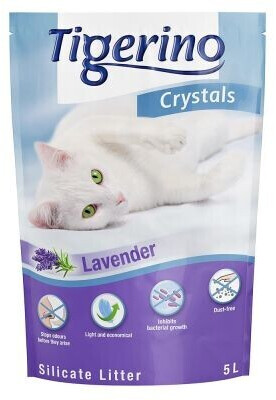Tigerino Cat Litter Crystals Lavender 5L