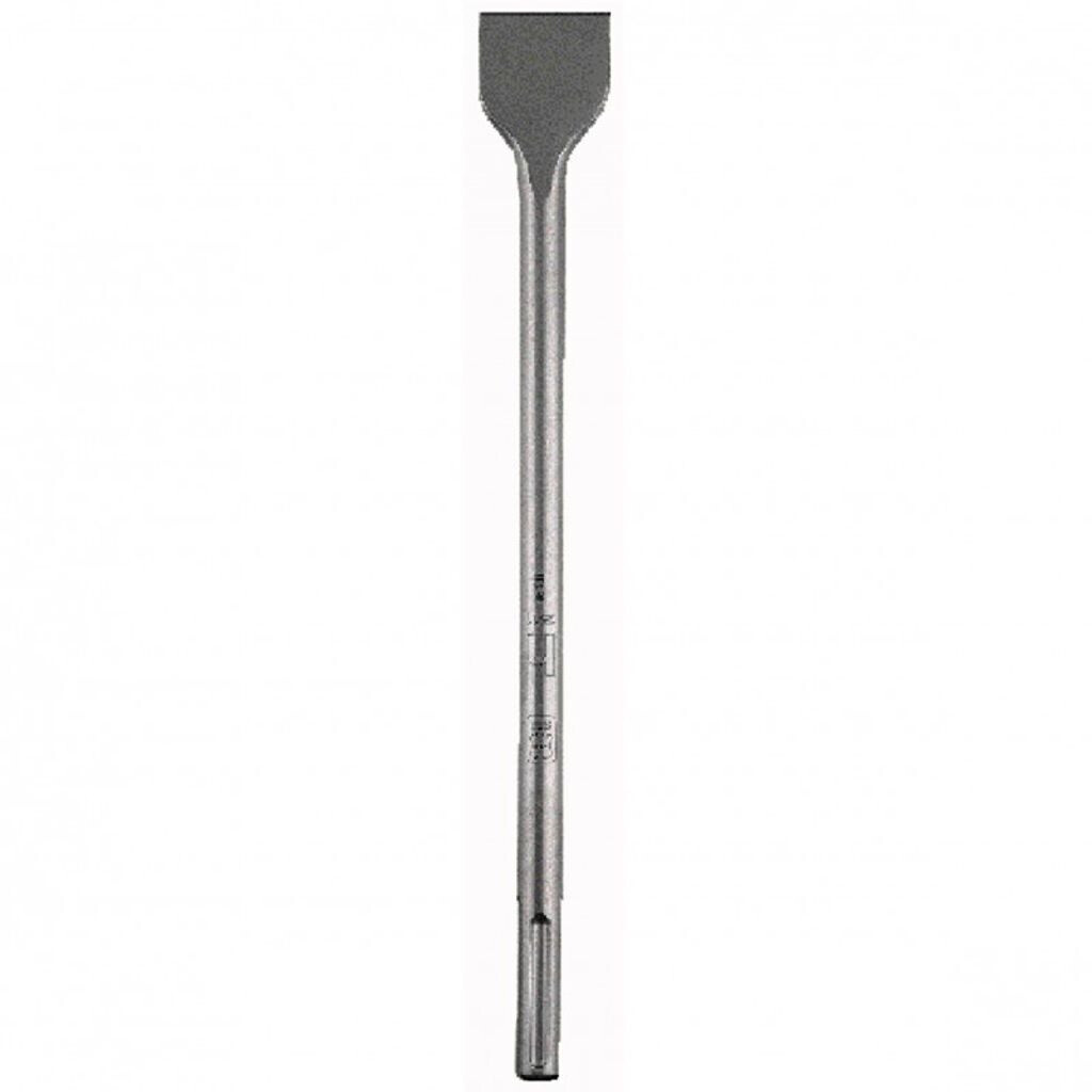 Burin Spatule Makita B-14065 SDS Plus - 60x250 Mm, Revêtement étain - Pour Métaux Et Agrandissement Trous