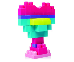 pink Mattel Mega Bloks First Builders DCH54 Bausteinebeutel Medium 60 Teile