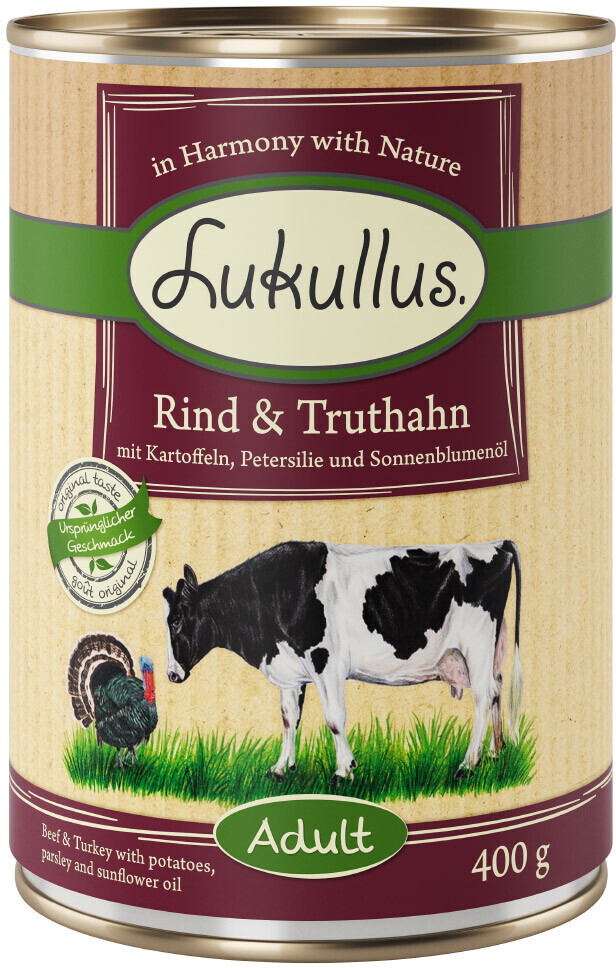 Lukullus Boeuf & Dinde 400 g