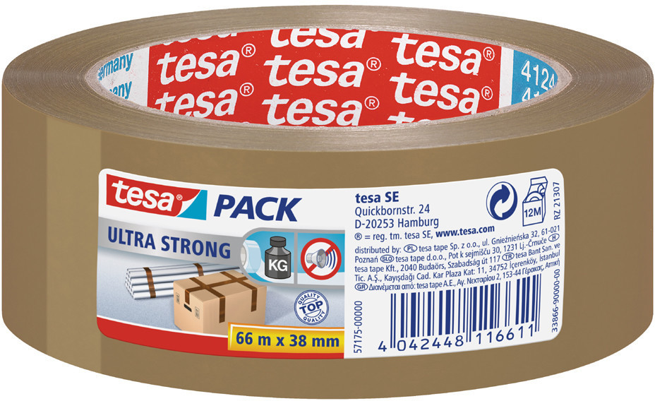 tesa tesapack ultra strong 66m x 38mm transparent ab 3,08 €