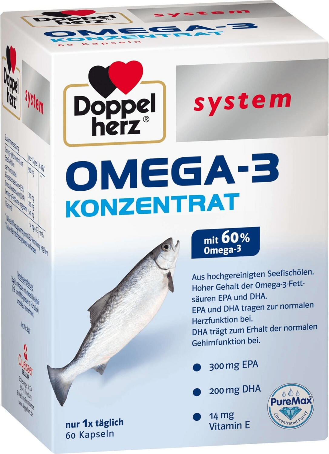 Doppelherz System Omega 3 Concentrate Capsules
