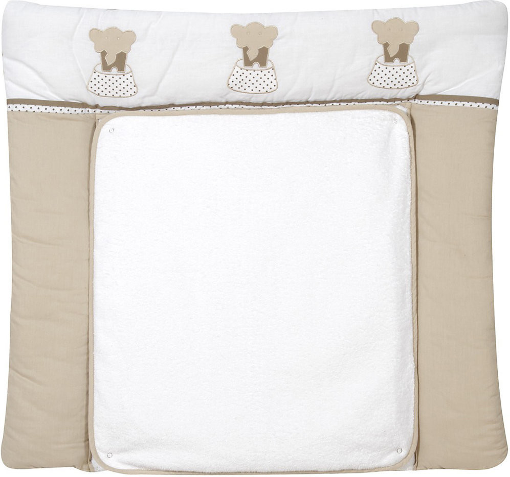 Schardt Matelas à langer 80 x 75 cm Éléphant beige