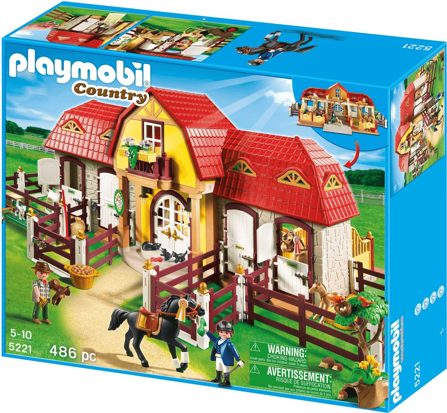 Playmobil Large Horse Farm with Paddock (5221)