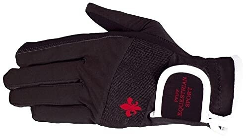 Pfiff Gants d'équitation noir