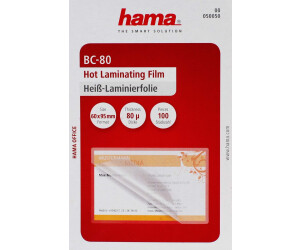 100 Stück 50055 Hama Heiß-Laminierfolie DIN A4 80µ 