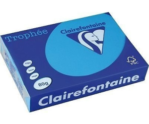Clairefontaine Trophee Papier A4 80g Qm Blau 1781c Ab 10 70 Preisvergleich Bei Idealo De