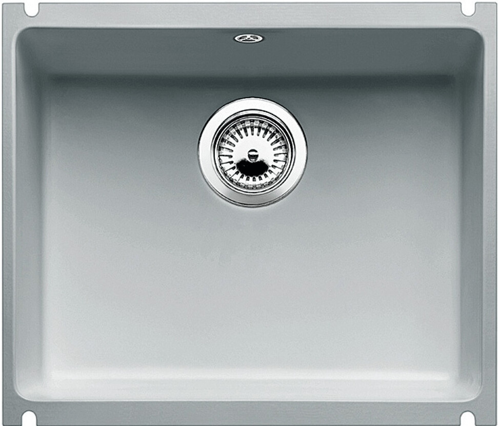 Blanco Subline 500-U gris aluminium (Céramique PuraPlus)