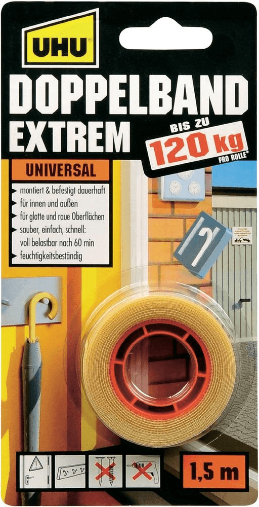 UHU Doppelband extrem (1,5 m) ab 6,29 €