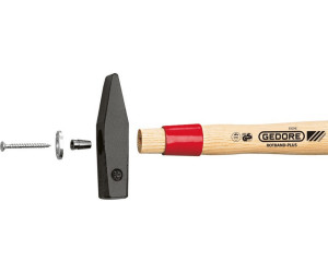 GEDORE 600 IH-400 Schlosserhammer ROTBAND-Plus mit Hickorystiel 400 g