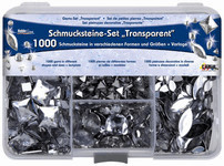 C. Kreul Assortiment de pierres transparentes