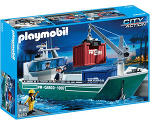 Playmobil Cargo Ship with Loading Crane (5253)