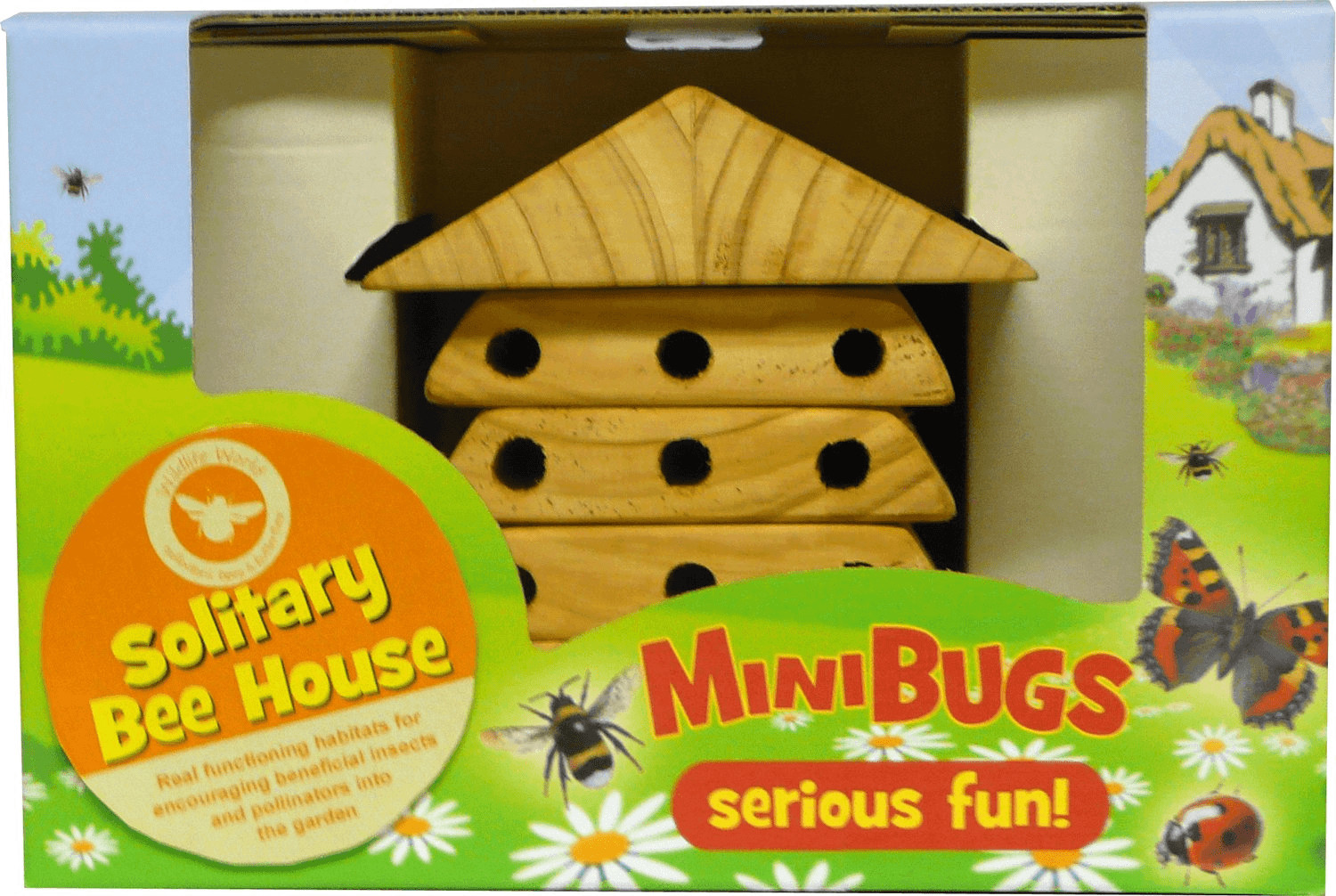 Wildlife World Mini Bugs - Solitary Bee House