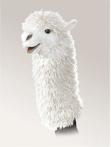 Folkmanis Alpaca pour Théâtre de marionnettes