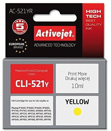 ActiveJet ACR-521Y (jaune)