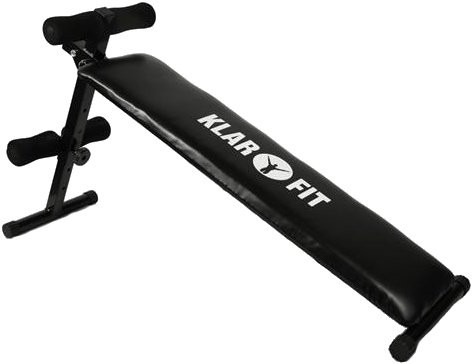 Klarfit Banc de musculation pour abdominaux banc plat