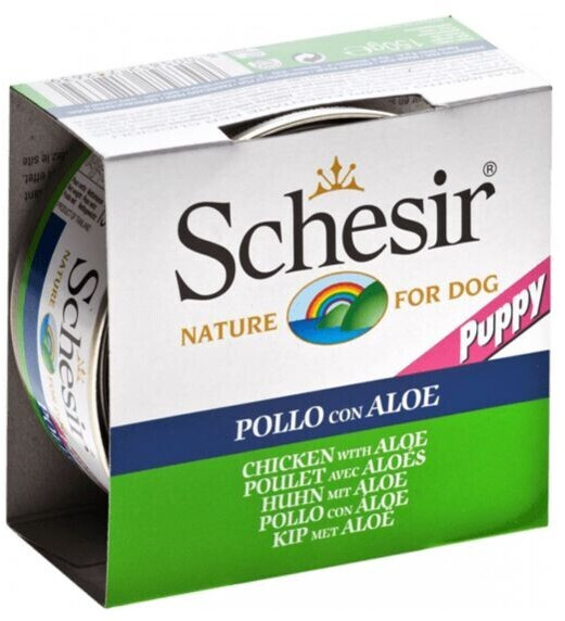 Schesir Dog Jelly Puppy Filet de poulet à l'aloe (150 g)