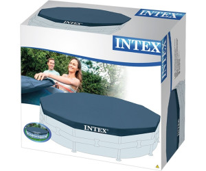 Intex Intex Bâche de Protection Cadre Piscine 457cm Couverture Armature en Acier pour 