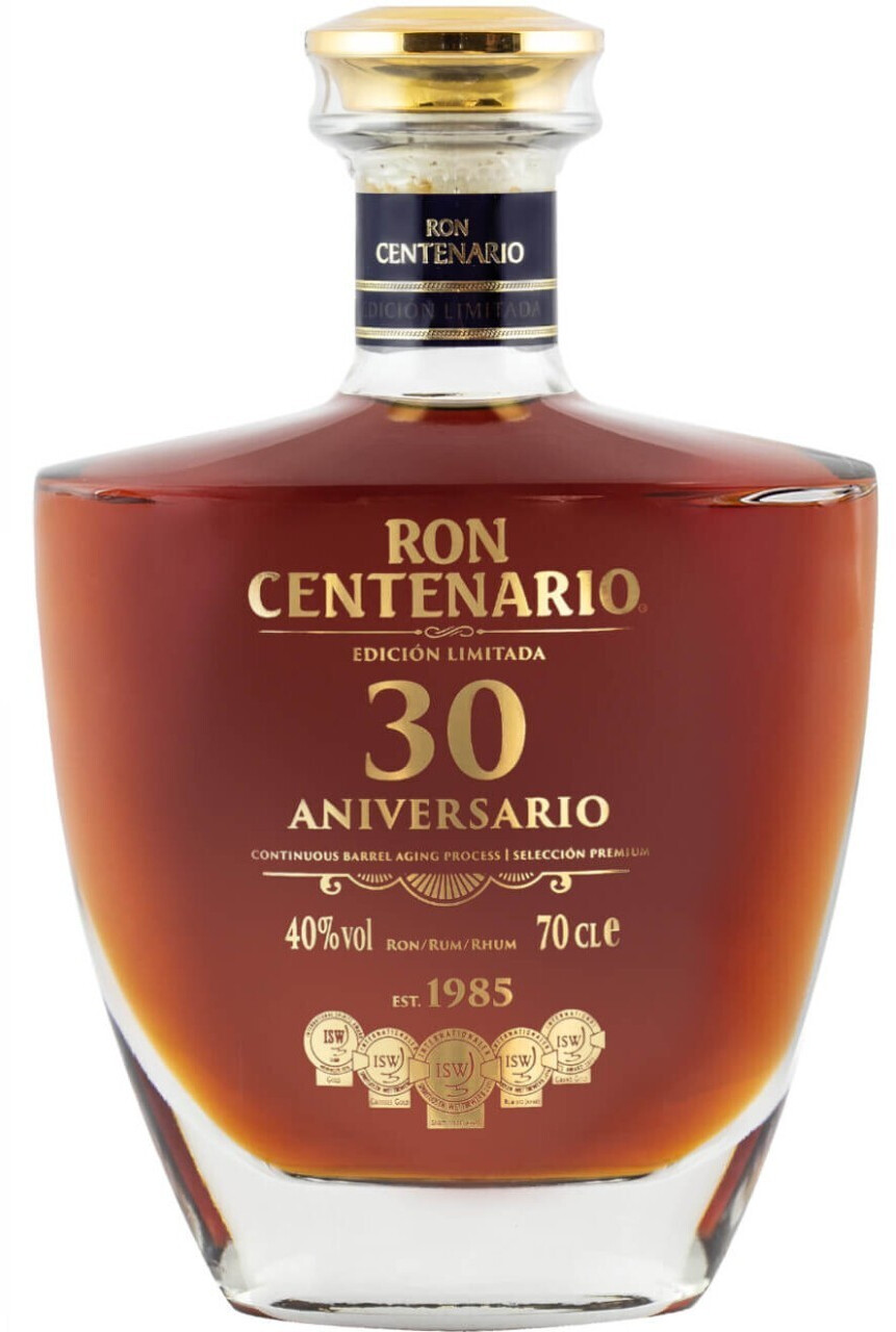 Ron Centenario 30 Anos Edicion Limitada 0,7l 40% ab 98,90 € (Februar 2024  Preise) | Preisvergleich bei