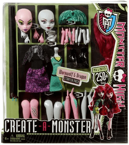 Monster High Monster High Create-a-Monster Werewolf Dragon
