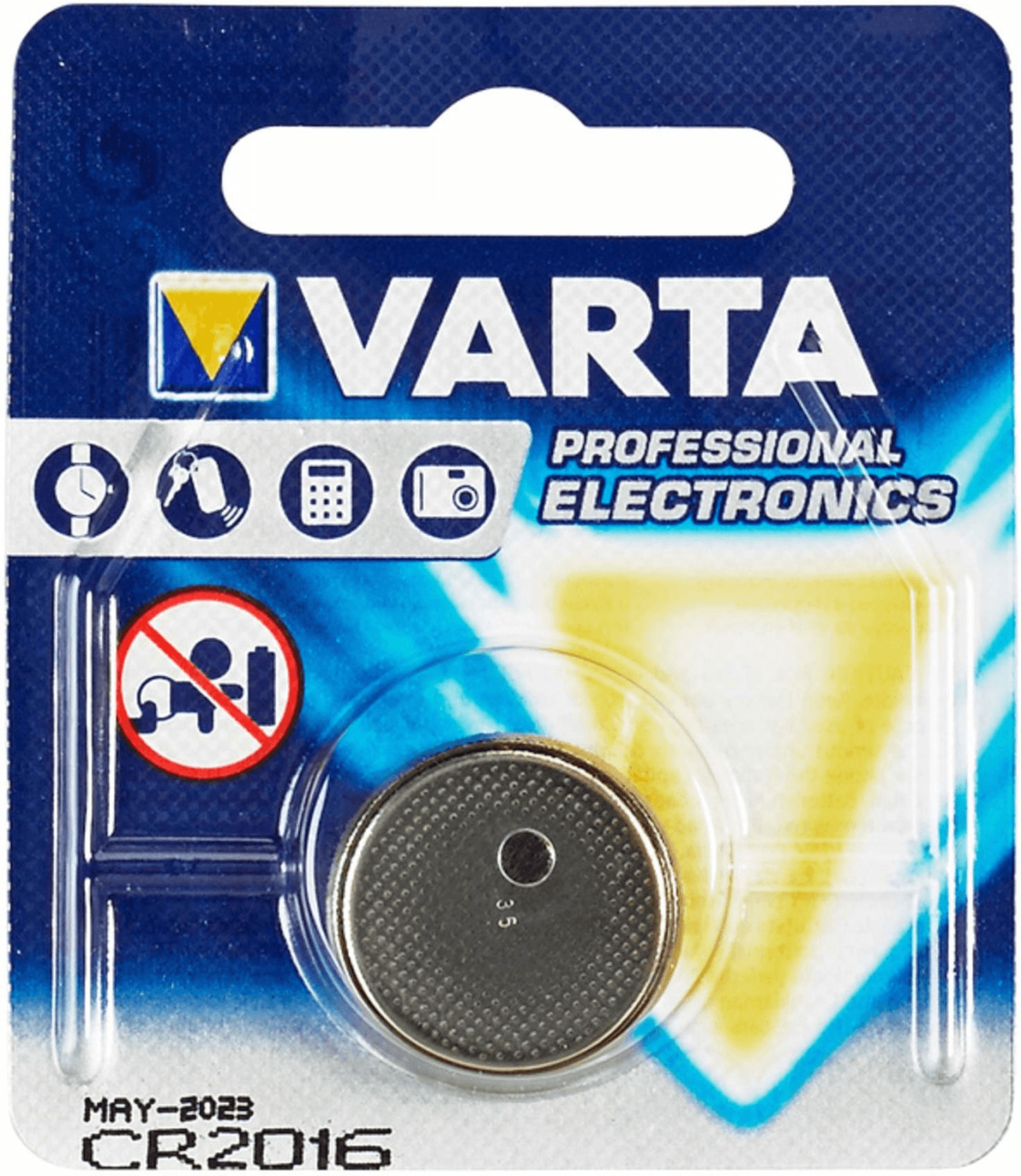 Pile Varta lithium 3V CR2016 - Centrakor