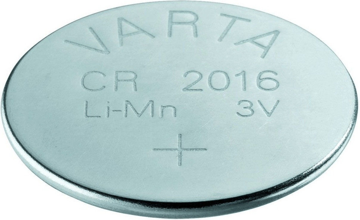 CR 2016 TRAY, Varta Microbattery Pile-bouton, Lithium, CR2016, 3V, 90mAh,  Lot de 20 pièces