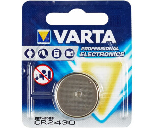 VARTA Pile bouton lithium CR2430 3V 280 mAh Professional au