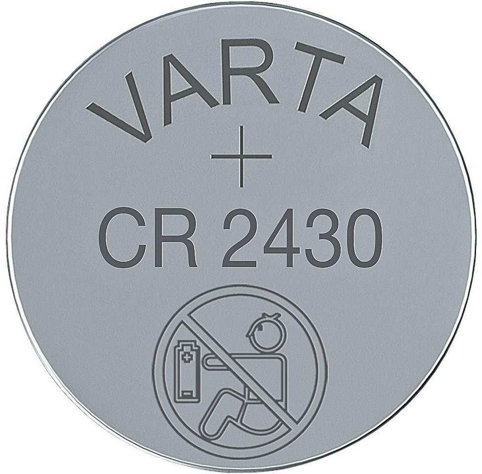 2 Piles CR2430 Varta Bouton Lithium 3V
