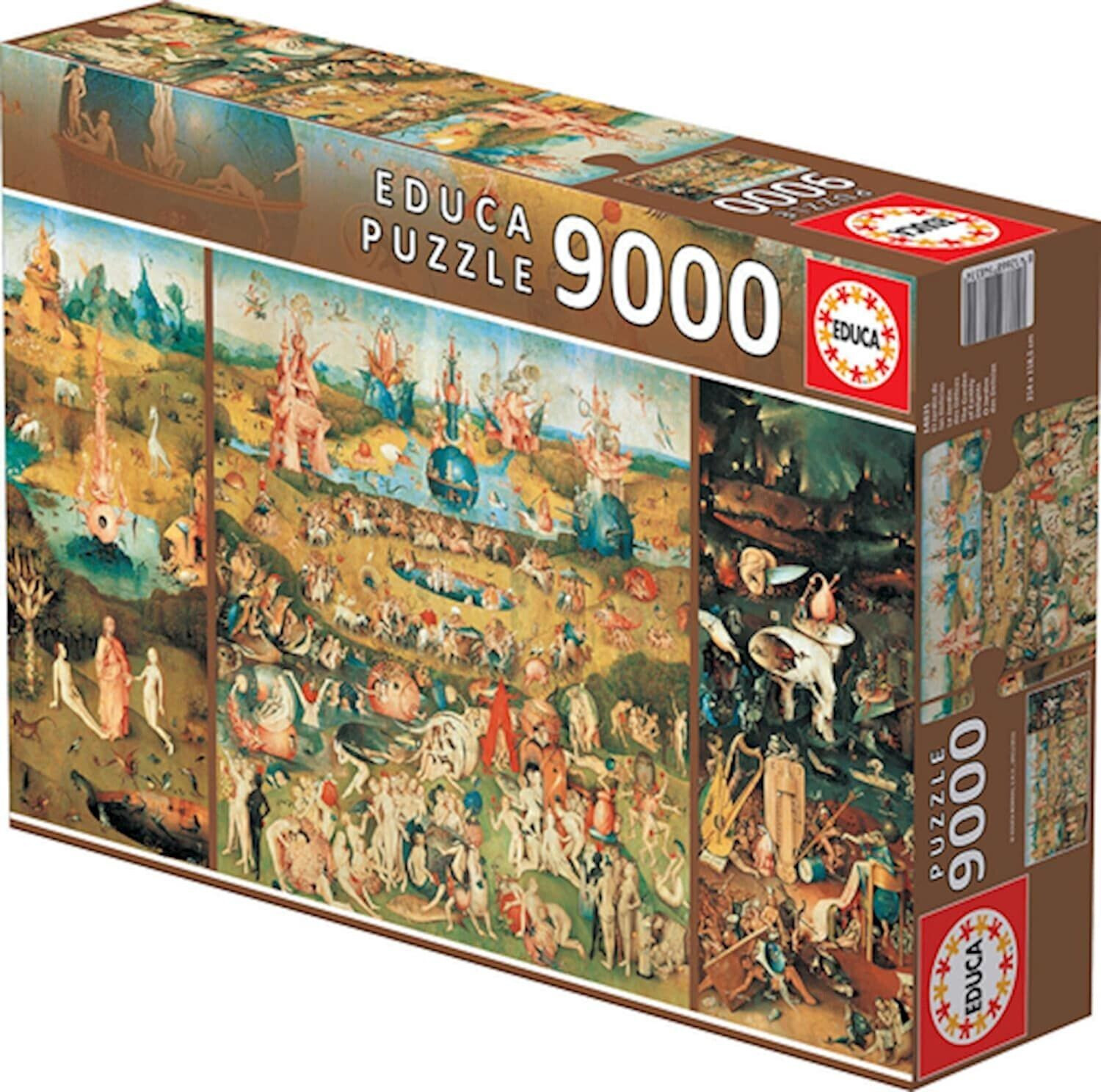 Educa Borrás Hieronymus Bosch Le jardin des délices (9 000 pièces)