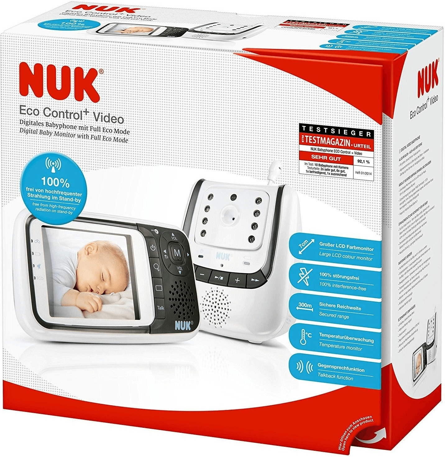 Nuk Baby Monitor Eco Control Audio meilleur prix