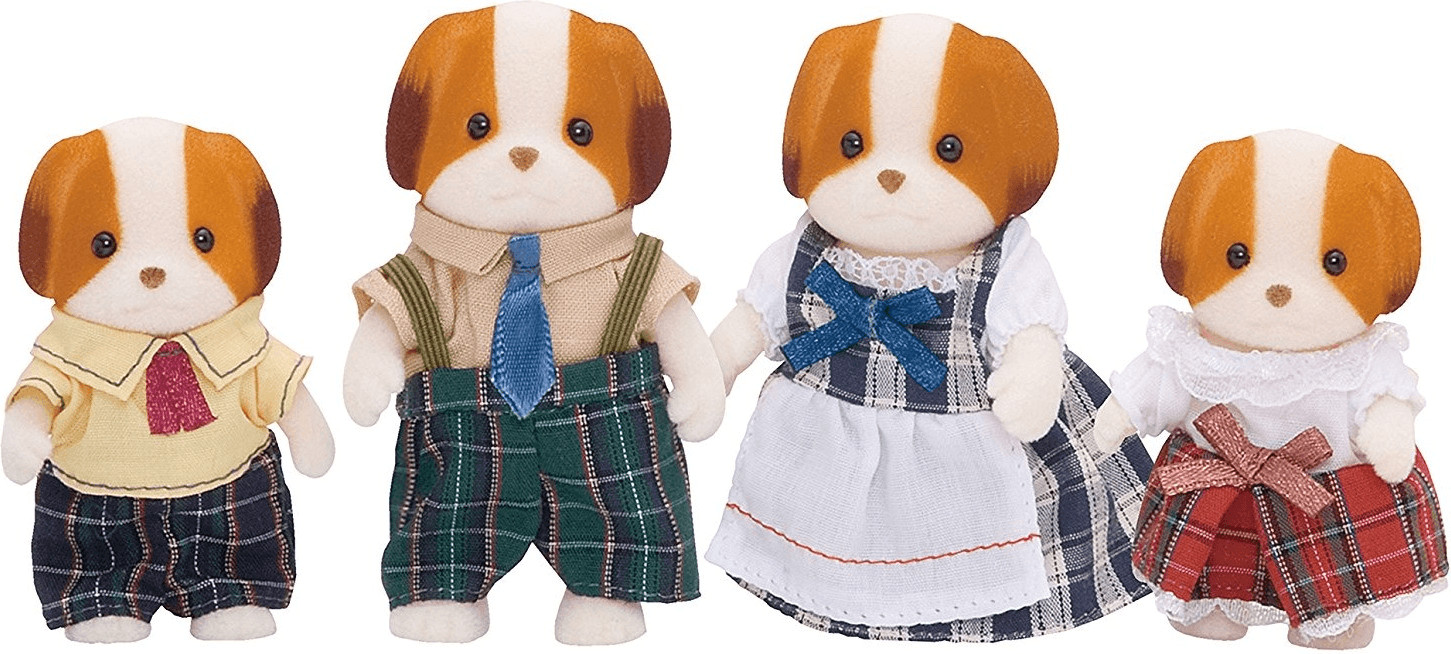 Sylvanian Families Famille Chien Chiffon