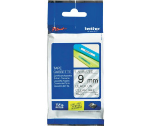 4 Farbband Kassetten für Brother TZ-121 8m/9mm P touch 1280VPS 1280DT 1290VP 530 