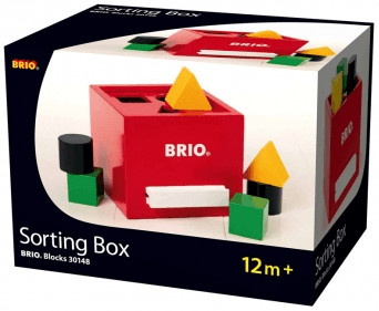 Brio Boîte à forme rouge