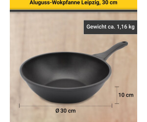 Krüger Leipzig Aluguss-Wok-Pfanne 30 cm | Preisvergleich bei ab 24,46 €