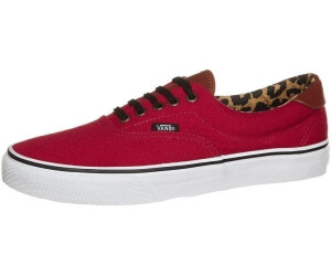 Vans era on sale 59 red leopard