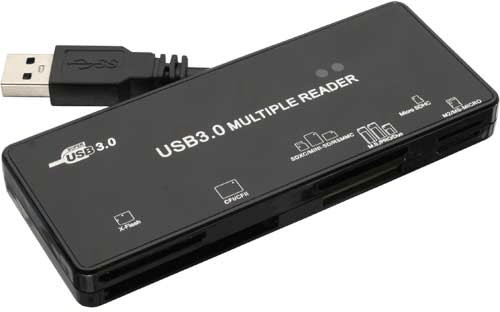 InLine USB 3.0, All-in-1, black (76631A)