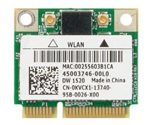Dell Wireless 1520 802.11n MiniCard WLAN