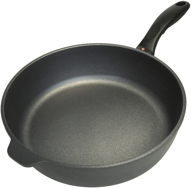 Swiss Diamond Saute Pan Cast Aluminium Grey Black 26 cm